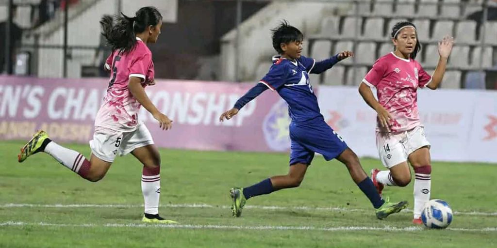 नेपालको शानदार जित, भुटान ६–१ गोल अन्तरले पराजित