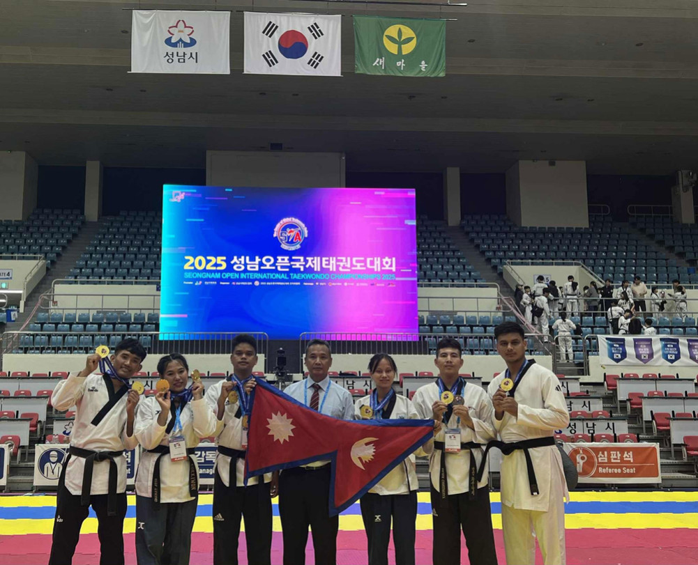 दक्षिण कोरियामा नेपाली खेलाडीले ६ स्वर्ण जिते