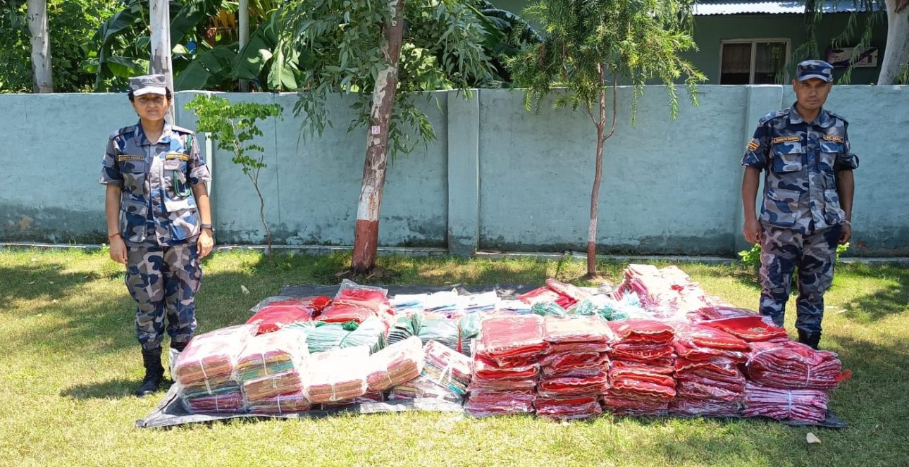 पर्सामा भन्सार छलीका सामानसहित ब्रेजा गाडी बरामद