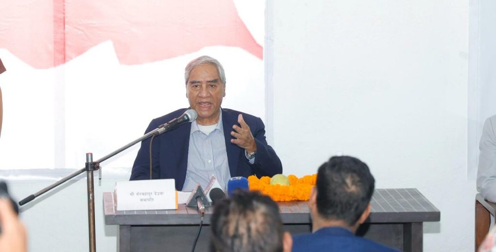 भदौ २३–२४ को घटना सुनियोजित र योजनावद्ध: देउवा