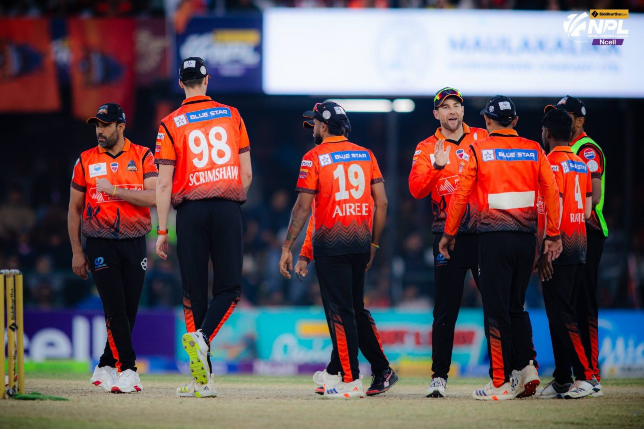 एनपीएलमा सुदूरपश्चिम रोयल्सको प्रभावकारी प्रदर्शन, चितवन राइनोज अघि १६९ रनको लक्ष्य