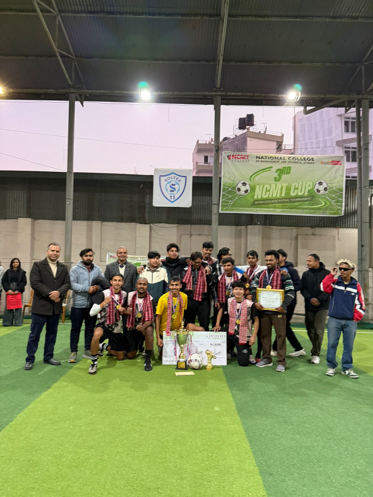 NCMT कलेजको तेस्रो फुटसल प्रतियोगिता सम्पन्न 