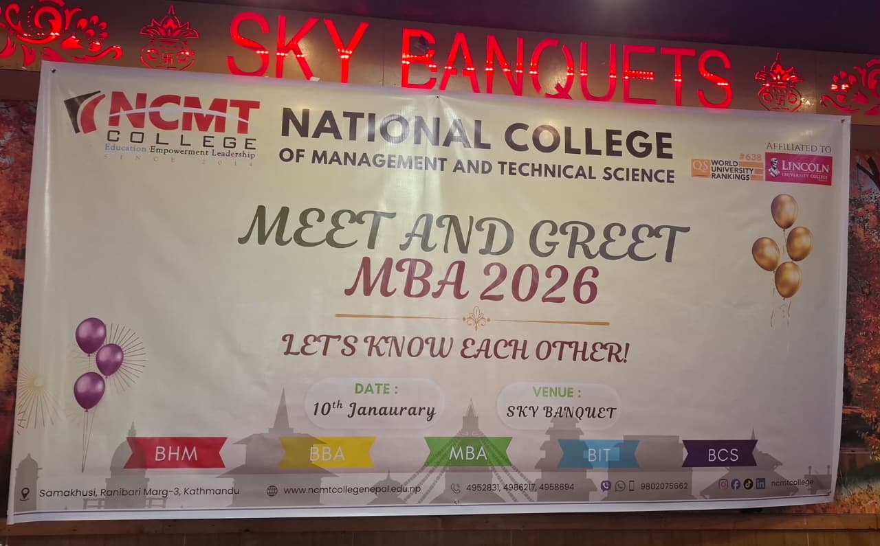 NCMT कलेजको ग्रिड एण्ड मिट कार्यक्रम सम्पन्न 