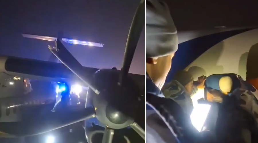 भद्रपुर विमानस्थलमा एटीआर–७२ दुर्घटनामा, ५१ यात्रु सुरक्षित उद्धार