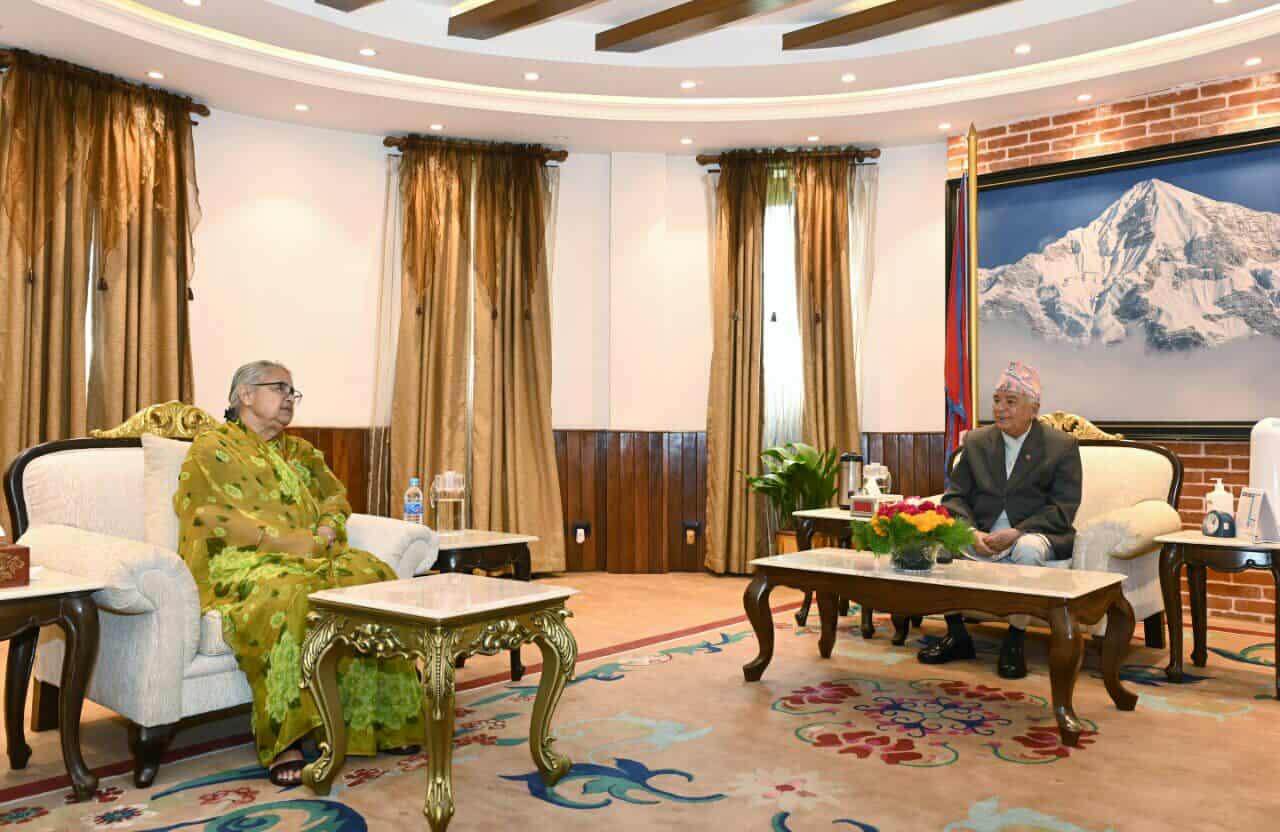 निर्वाचन तयारी र पछिल्ला घटनाक्रममा छलफल, प्रधानमन्त्री–राष्ट्रपति भेट