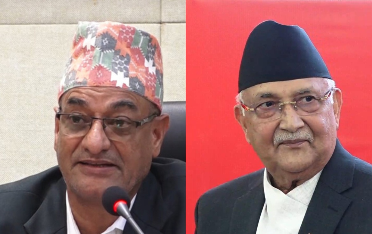 ओली र लेखकलाई  स्वास्थ्य परीक्षणका लागि अस्पताल लगियो