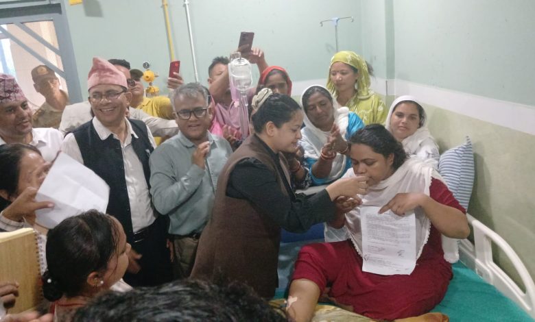 निर्मला कुर्मी घटनामा अनुसन्धान तीव्र पार्ने सहमतिपछि रूबी खानको अनशन समाप्त