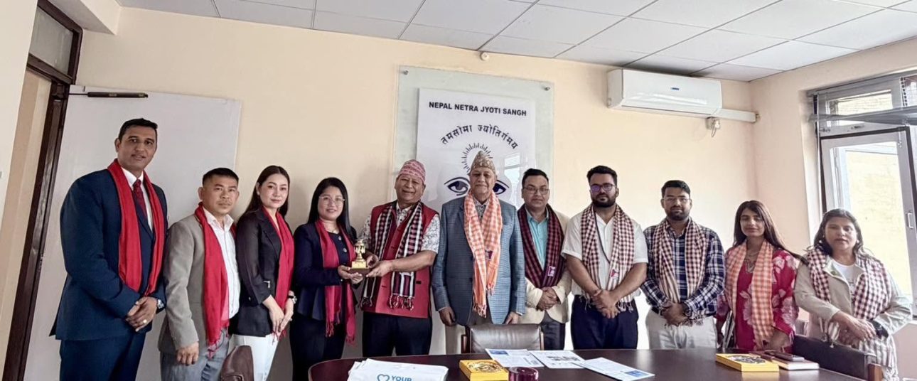 क्याम्पोङ चाम चेम्बर अफ कमर्सका प्रतिनिधिहरूको नेपाल नेत्र ज्योति संघ अस्पतालमा औपचारिक भ्रमण