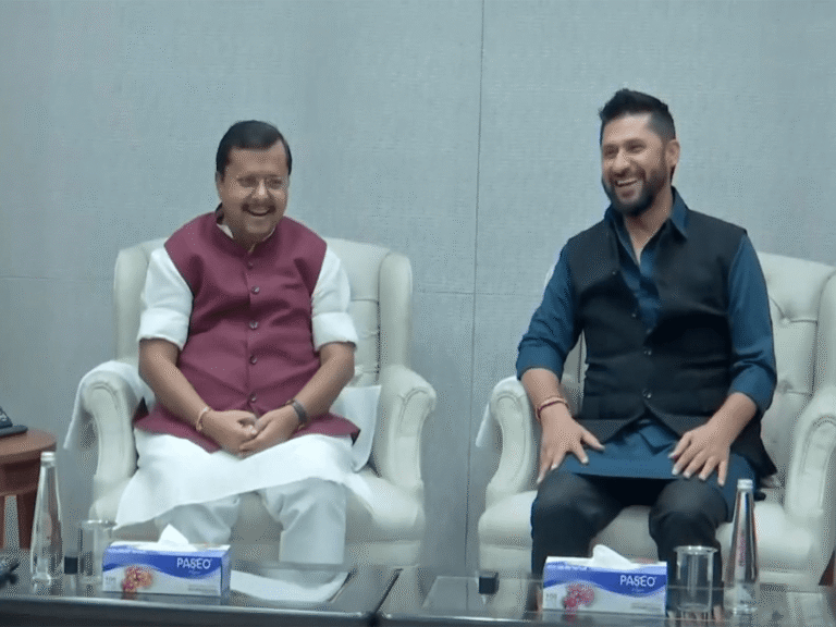 रवि लामिछाने र भाजपाका अध्यक्ष नितिन नवीनबीच भेट, पार्टीगत सम्बन्ध विस्तारमा छलफल